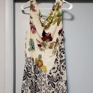 9-His Stcl Anthropologie Women's Dress   Size: 4   Silk   Sleeveless